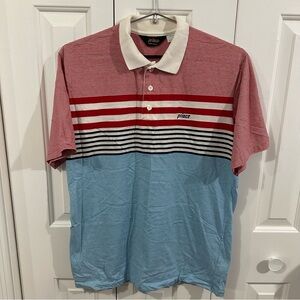 Vintage Prince Striped Polo Shirt